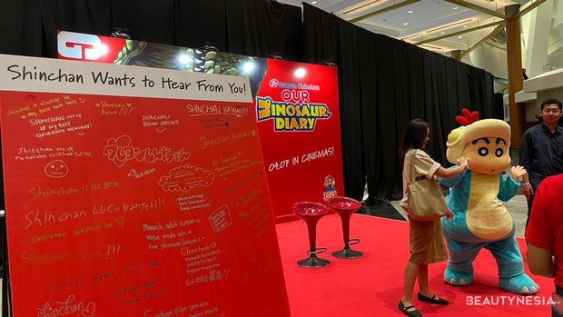 Booth Crayon Shinchan di “KAO presents TGC Jakarta 2025”
