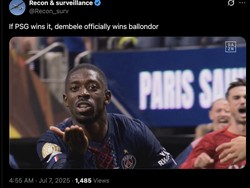 Setuju dengan opini Ousmane Dembele auto dapat Ballon dOr jika PSG juara Piala Dunia Antarklub 2025? Ngomong-ngomong, Dembele juga pernah main di Barcelona lo. Foto: dok. Internet/X (Twitter)