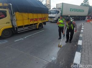 Gagal Nyalip, Pemotor Tewas Terlindas Truk di Pantura Kendal