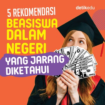 Infografis: 5 Rekomendasi Beasiswa dalam Negeri yang Jarang Diketahui