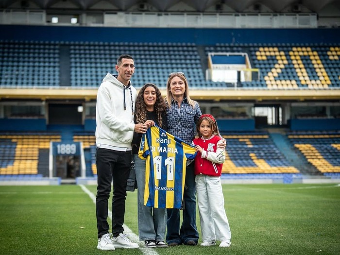 Angel Di Maria diumumkan sebagai pemain anyar klub Liga Argentina, Rosario Central, Selasa 8 Juli 2025.