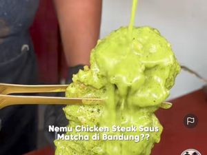 Heboh Chicken Steak Pakai Saus Matcha, Ternyata Ini Faktanya Heboh Chicken Steak Pakai Saus Matcha, Ternyata Ini Faktanya