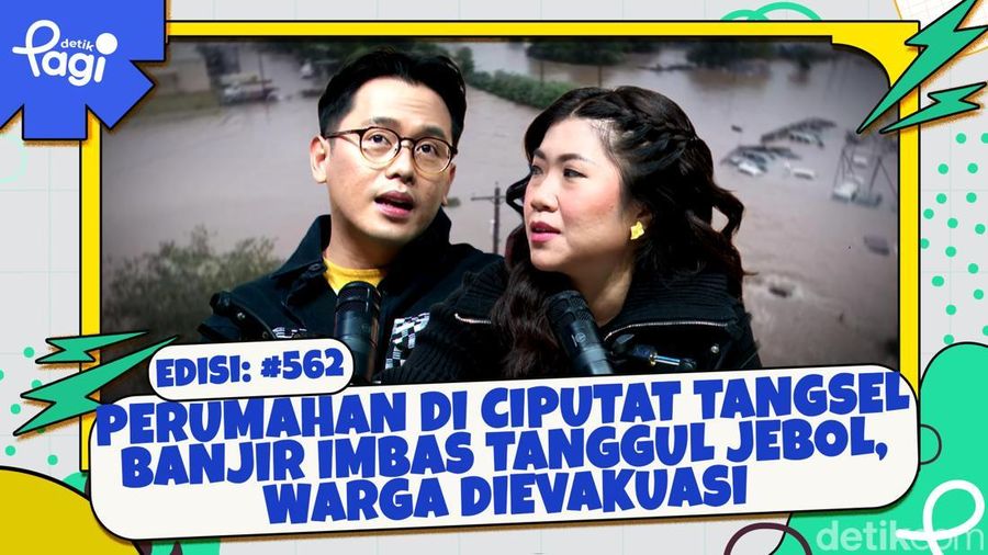  Perumahan di Ciputat Tangsel Banjir Imbas Tanggul Jebol, Warga Dievakuasi