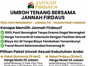 Umroh Tenang & Pasti Berangkat Bersama Jannah Firdaus Umroh Tenang & Pasti Berangkat Bersama Jannah Firdaus