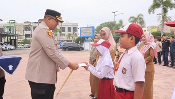 Polres Dumai Apresiasi Polisi Cilik: Semoga Jadi Inspriasi Anak-anak Lain
