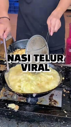 Video: Nasi Telur Komplet Rp 20 Ribuan yang Viral di Bekasi