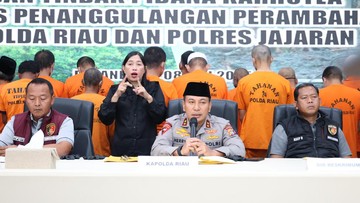 Satgas PPH Polda Riau Tangkap 2 Pelaku Perambahan 143 Ha Lahan HPT di Rohul