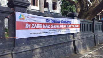 Pesan NU dan Muhammadiyah Malang soal Ceramah Zakir Naik Malam Ini
