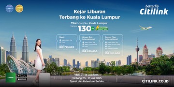 Terbang ke Kuala Lumpur Cuma Rp 130 Ribuan? Buruan Ajak Bestie Kamu!