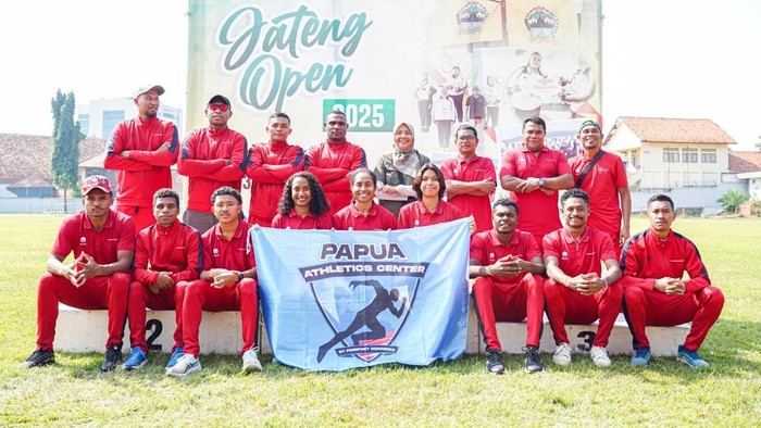 Atlet Atletik Papua Kembali Unjuk Gigi Papua Athletics Center (PAC) kembali mencatatkan prestasi membanggakan dalam kejuaraan Jateng Open 2025. Ada tiga medali emas, satu perak, dan dua perunggu.