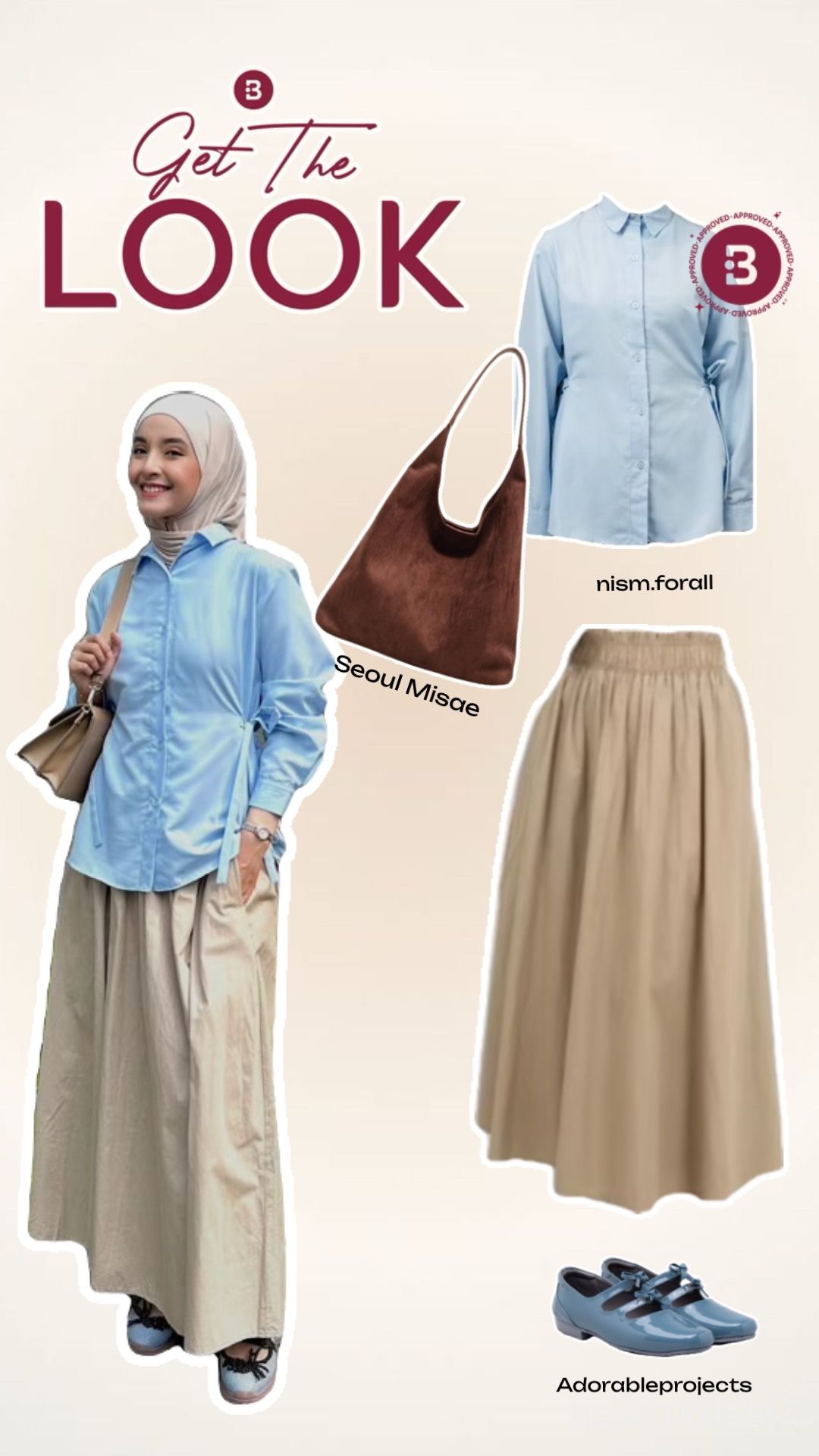 Get The Look: Ide Outfit ke Kampus ala Nabila Ishma, Comfy dan Stylish!