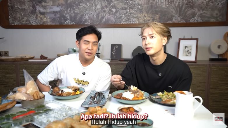 Jerome Polin kulineran bareng idol K-Pop