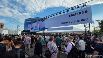 Keriuhan Acara Peluncuran Samsung Galaxy Z Fold7 di New York