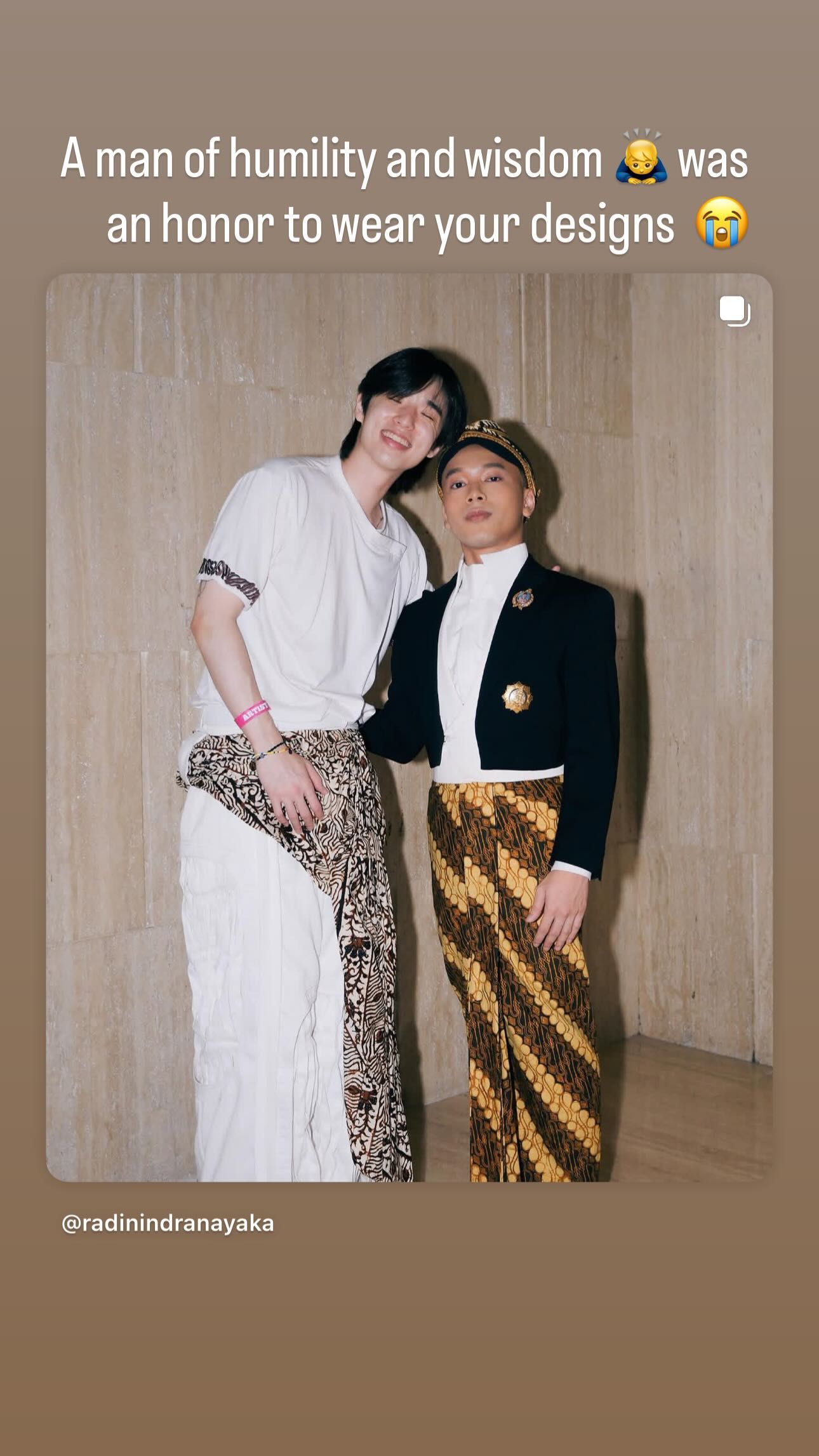 Tangkapan layar Instagram Story @eajpark