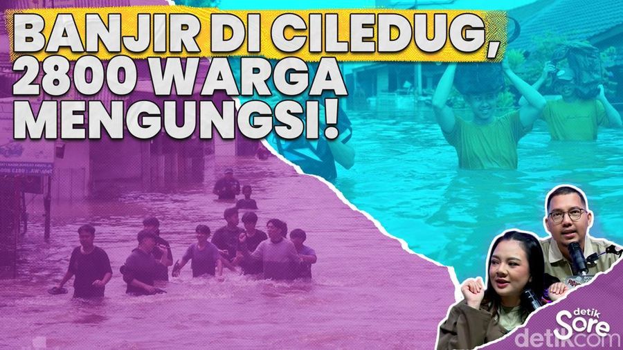 Banjir di Ciledug, 2800 Orang Mengungsi!