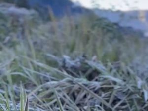 Saat Embun Es Selimuti Gunung Bromo Saat Embun Es Selimuti Gunung Bromo