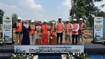 JNE Bakal Bangun Masjid Jami Soeprapto Soeparno di Jakarta Timur
