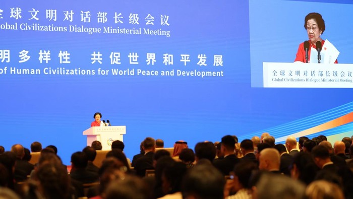 Megawati Bicara Kemanusiaan di Beijing, Soroti Pedihnya Palestina