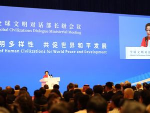 Momen Megawati Dorong Deklarasi Dunia Damai di Forum Peradaban Global Momen Megawati Dorong Deklarasi Dunia Damai di Forum Peradaban Global