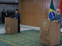 Prabowo dan Presiden Brasil Bahas Gaza, Dorong Two State Solution