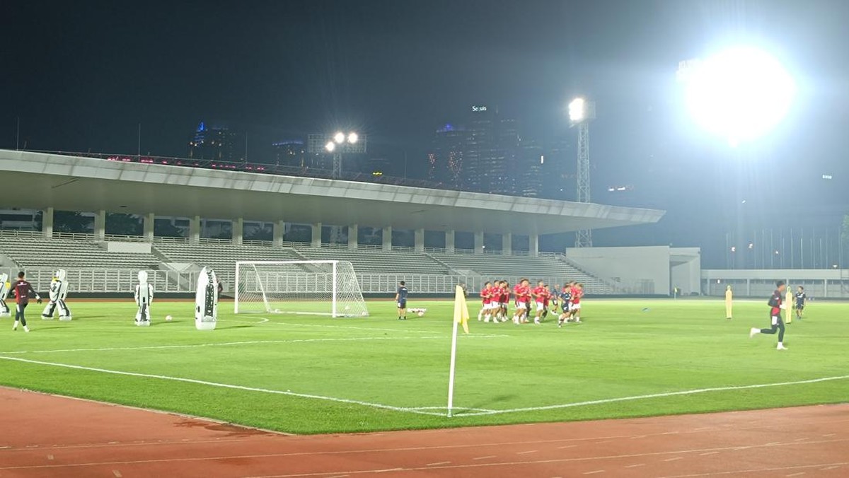 Pemusatan Latihan (TC) Timnas Indonesia U-23 . Foto: Muhammad Robbani/detikcom