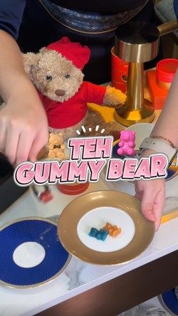 Video Teh Gummy Bear Hadir Eksklusif di Hotel Mewah