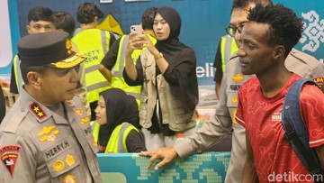 Jauh-jauh dari Kenya, James Ikut Riau Bhayangkara Run demi Naik Podium 1
