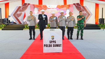Kapolri Groundbreaking Dapur SPPG Tingkat Polda-Polres di Sumut, Komitmen Sukseskan MBG