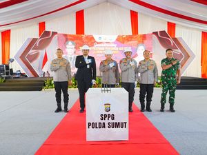 Kapolri Groundbreaking Dapur SPPG Tingkat Polda-Polres di Sumut, Komitmen Sukseskan MBG