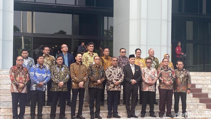 Pimpinan MPR berkunjung ke MA, Jumat (11/7/2025).