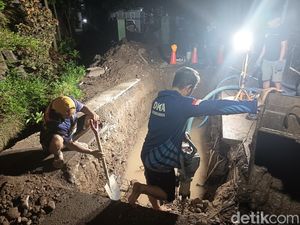Pengerjaan Pipa di Jl Beringin Selesai, Suplai Air PDAM Makassar Mulai Normal Pengerjaan Pipa di Jl Beringin Selesai, Suplai Air PDAM Makassar Mulai Normal