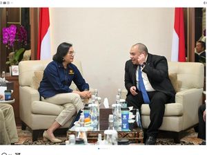 Sri Mulyani Bertemu Pandu Sjahrir Bahas Pengembangan Investasi Danantara Sri Mulyani Bertemu Pandu Sjahrir Bahas Pengembangan Investasi Danantara