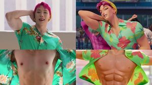 7 Gaya Wonho Totalitas Cosplay Personel Saja Boys di KPop Demon Hunters