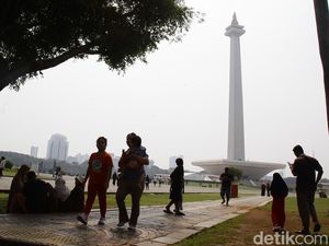Liburan Sekolah, Kunjungan Wisata ke Monas Terpantau Ramai