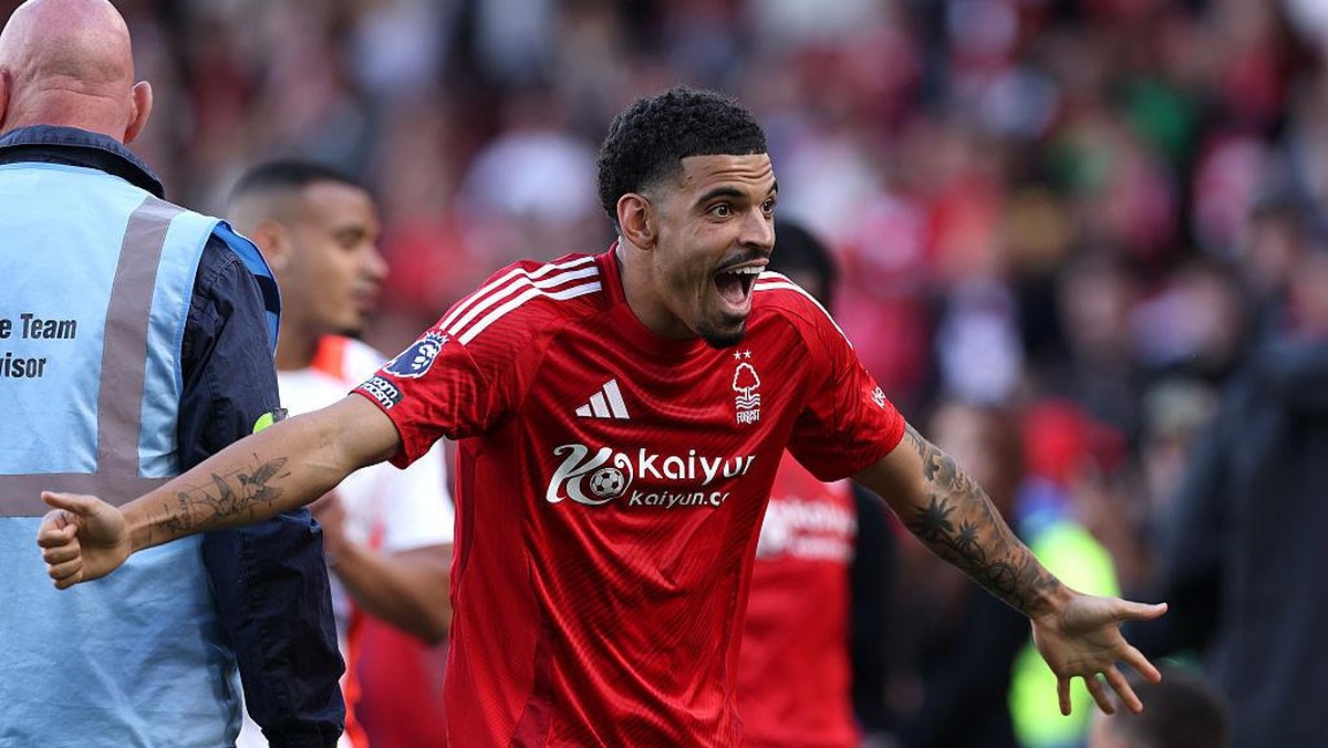 Nottingham Forest protes Tottenham Hotspur dekati Morgan Gibbs-White (Getty Images/Eddie Keogh)