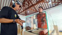 Penampakan Naskah Kuno Warisan Bupati Galuh di Situs Jambansari Ciamis