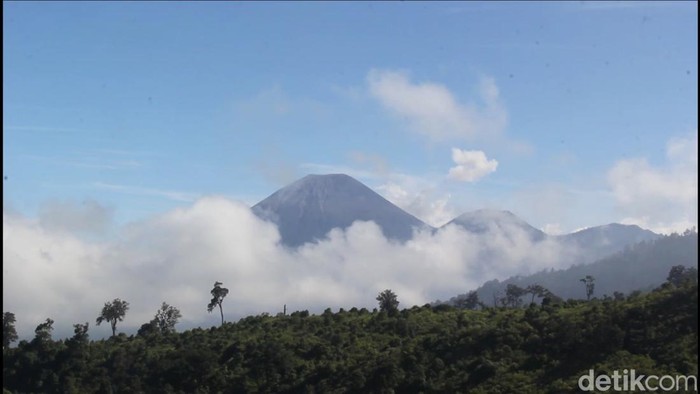 Gunung Semeru erupsi pagi ini