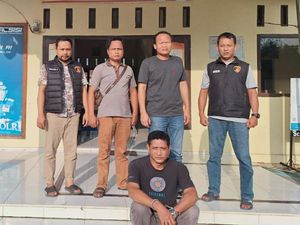 Pencuri Sawit di OKI yang Buron 3 Bulan Ditangkap Polisi Pencuri Sawit di OKI yang Buron 3 Bulan Ditangkap Polisi