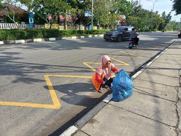 Potret Jalanan Bersih Tanpa Sampah Usai Riau Bhayangkara Run 2025