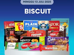 Banting Harga! Beli Biskuit di Transmart Full Day Sale Semurah Ini