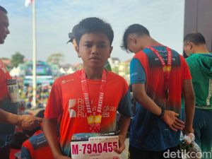 Cerita Bocil-bocil Para Pengejar Medali di Riau Bhayangkara Run 2025
