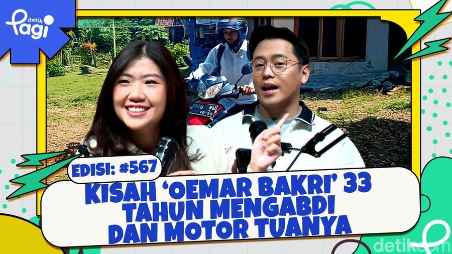 Kisah Oemar Bakri 33 Tahun Mengabdi dan Motor Tuanya