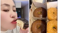 Penampakan Donat Pinkan Mambo seharga Rp 200 Ribu Sekotak