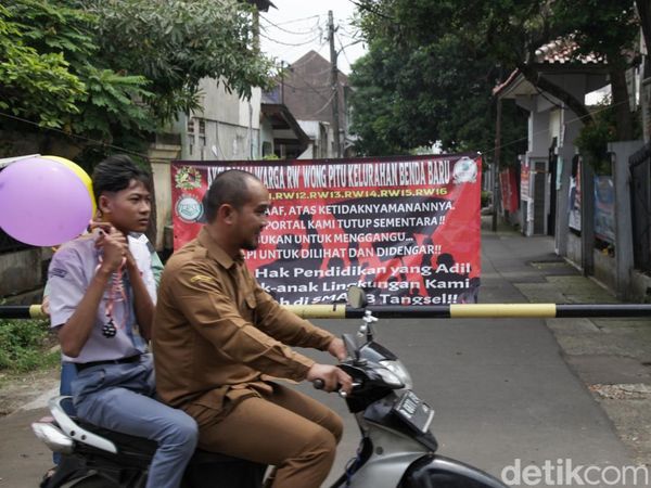 Hari Pertama MPLS, Akses ke SMAN 3 Tangsel Diportal
