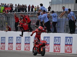 Cerita Unik di Balik Selebrasi Aura Farming Marquez di MotoGP Jerman Cerita Unik di Balik Selebrasi Aura Farming Marquez di MotoGP Jerman