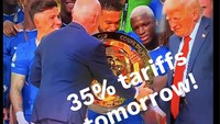Awas kena kebijakan tarif Trump, Chelsea! Foto: Dok. Internet/X (Twitter)