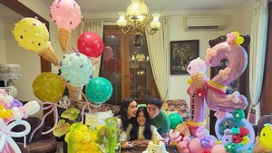 Doa Terbaik Vino G Bastian dan Marsha Timothy di Ultah Anak