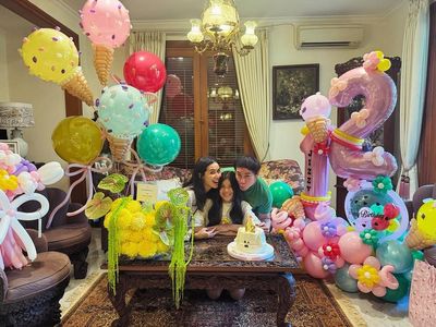 Doa Terbaik Vino G Bastian dan Marsha Timothy di Ultah Anak