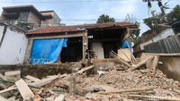 Penampakan Proyek Bangunan Ambruk yang Tewaskan Kuli di Kuningan