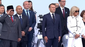 Prabowo Hormat ke Kontingen RI di Bastille Day, Presiden Prancis Tepuk Tangan